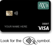 WSB Consumer contactless debit card.