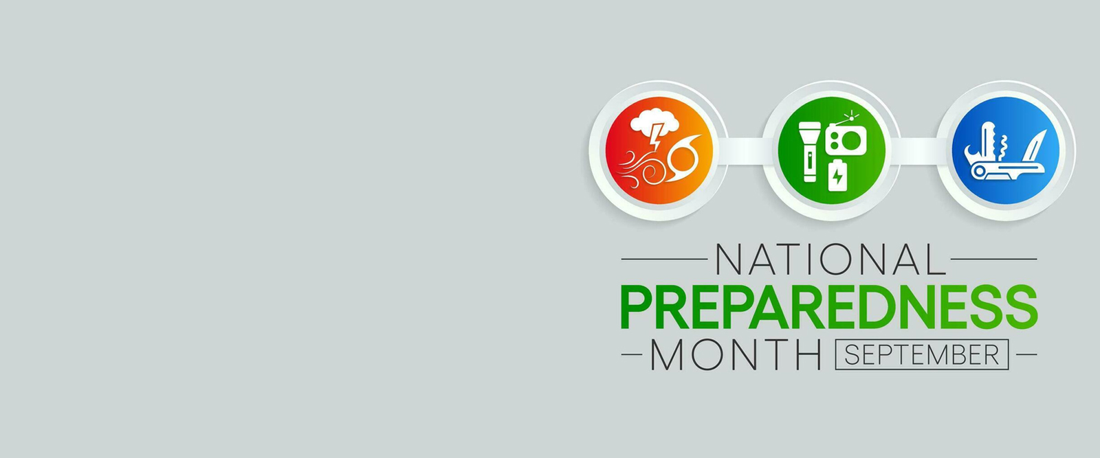 September is National Preparedness Month.